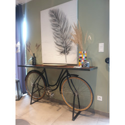 Console vélo pin douglas