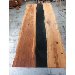 Plateau table rivière époxy noire/2080mm/!!VENDUE!!