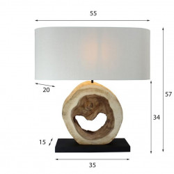 Lampe ivoire